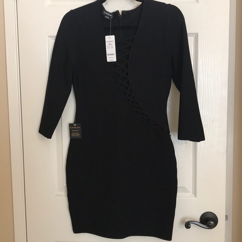 bebe Black Mini Dress